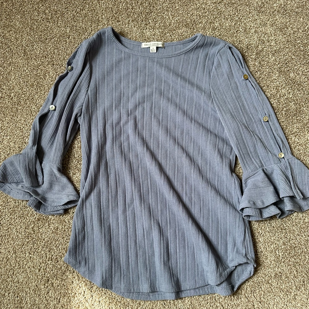 Dusty blue top